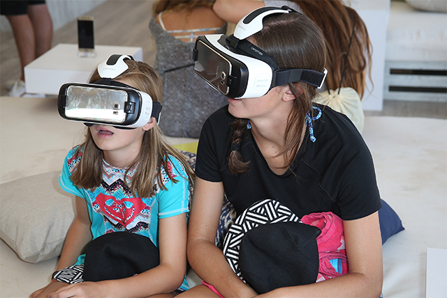 Samsung Galaxy Studio at the 2015 Vans U.S. Open of Surfing in Huntington Beach