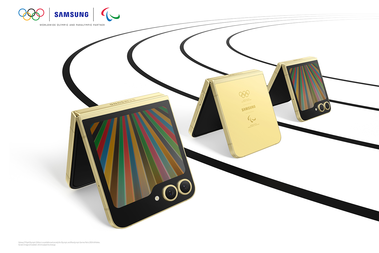 Press Release Image of Exclusive Galaxy Z Flip6 Olympic Edition 