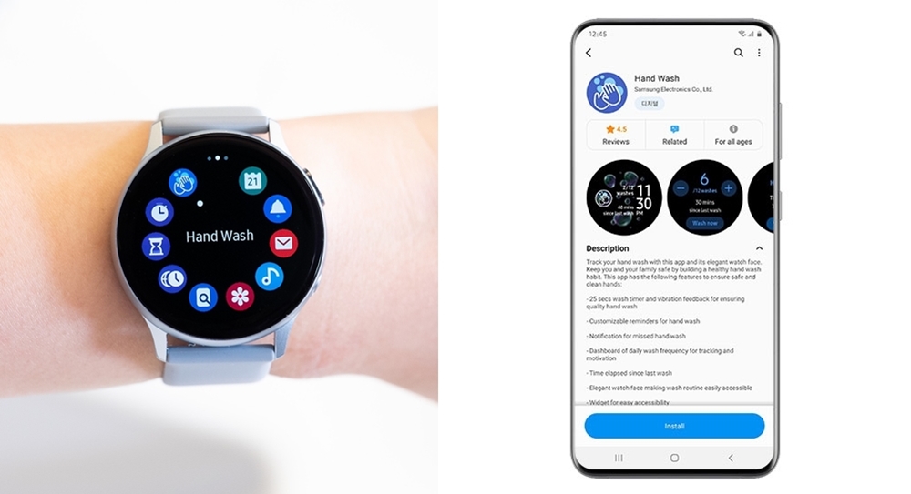 Make Handwashing a Habit With Samsung’s ‘Hand Wash’ App for Galaxy Watch Users