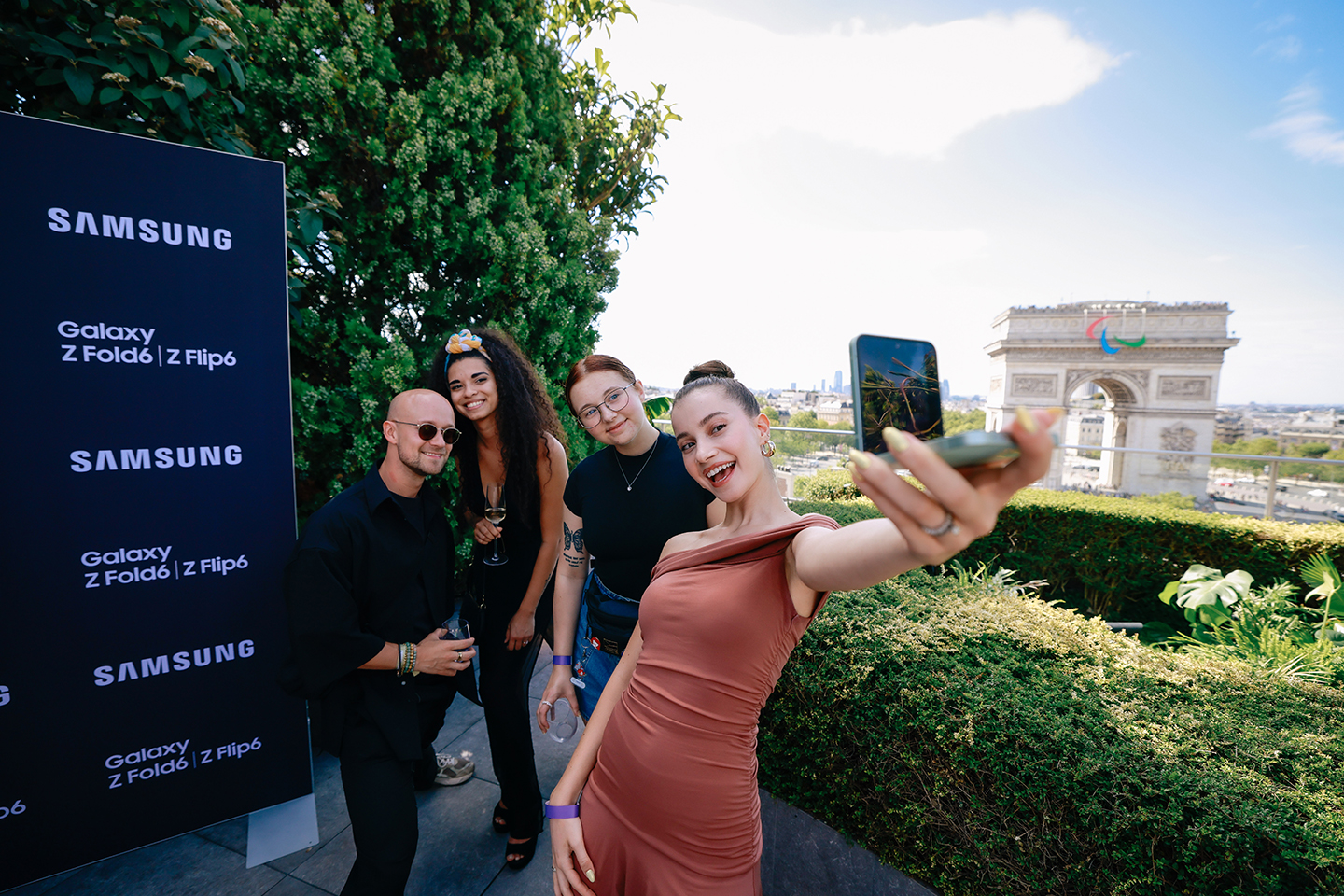 image of feature story Paris 2024: Team Samsung Galaxy Athletes and #TeamGalaxy Influencers Celebrate the Olympic Games at Samsung’s Open to All Party