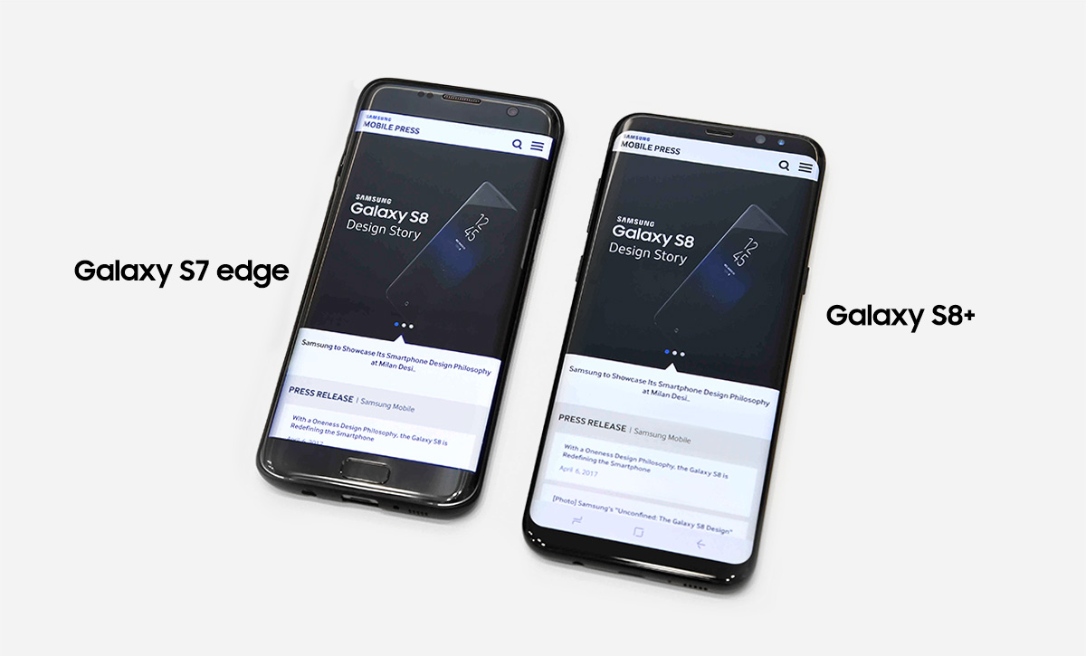 The Galaxy S8's Infinity Display