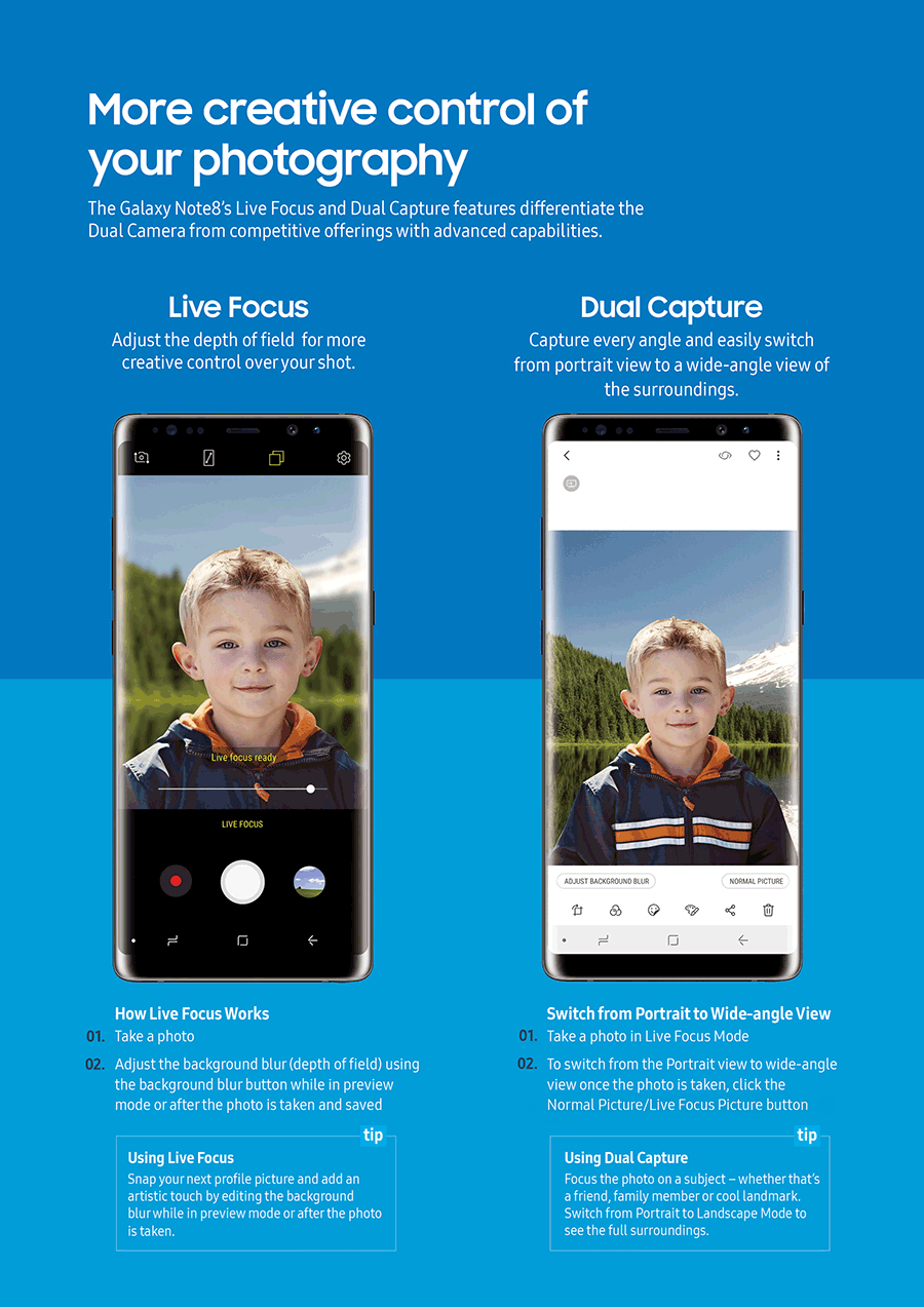 Reviewer's Guide, Galaxy Note8, Note8
